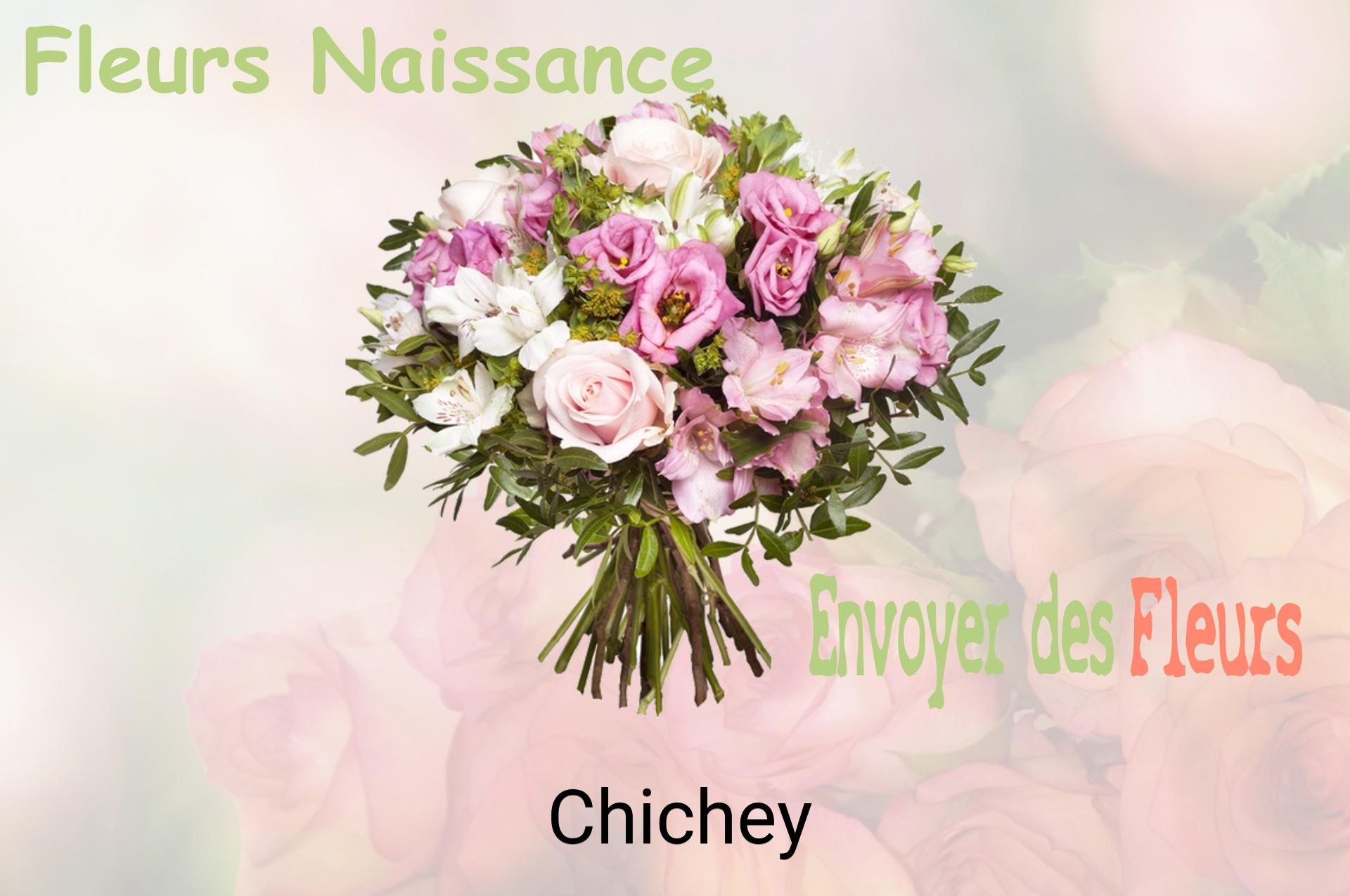 Bouquet de fleurs de naissance livré à Chichey